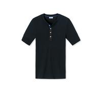 Schiesser Freizeit Tshirt Revival Karl-Heinz Kurzarm schwarz Herren, Größe 7