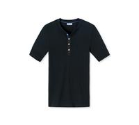 SCHIESSER Revival Herren Shirt - 1/2 Arm, Kurzarm Unterhemd, Karl-Heinz Schwarz XXL