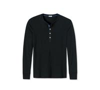 SCHIESSER Revival Herren Shirt - Langarm, Unterhemd, Karl-Heinz Schwarz L