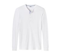 Schiesser Revival Longsleeve Herren Regular Fit Langarm Baumwolle weiß, M