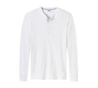 Schiesser Revival Longsleeve Herren Regular Fit Langarm Baumwolle weiß, S