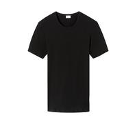 Schiesser Revival T-Shirt Herren Rundhals Baumwolle schwarz, XXL