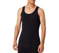 Schiesser Revival Tank Top Herren Baumwolle schwarz, 8