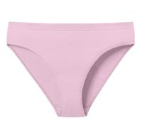 Schiesser Rio-Slip Doppelripp Organic Cotton Unterwäsche rosa/sandbraun Damen - 1 Stück, Größe 36