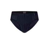 Schiesser Slip Supermini Long Life Soft – atmungsaktiv, weich – Herren Navy-Schwarz gestreift Gr. 7