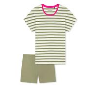 SCHIESSER - Schlafanzug kurz wonder white heather - Gr. - 38