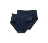 Schiesser Herren Sportslip (2er Pack) Slip, Blau (815-navy), L EU