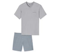 SCHIESSER - SCHIESSER SCHIESSER Herren Schlafanzug Set - kurz, - Größe 2XL - grau