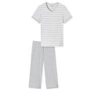 Schiesser Single-Jersey Damen-Schlafanzug grau 42