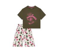 SCHIESSER - Schlafanzug 3/4 oliv - Gr. - 36