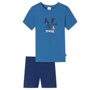Schiesser - Schlafanzug kurz 800 blau - Gr. - 104