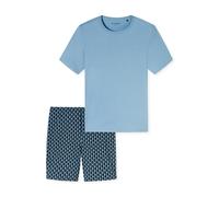 Schiesser - Schlafanzug kurz 838 pacific blue - Gr. - 56