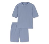 SCHIESSER - Schlafanzug kurz blaugrau - Gr. - 50
