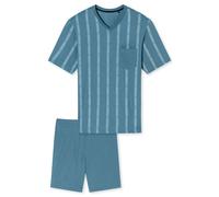 SCHIESSER - Schlafanzug kurz blaugrau - Gr. - 60