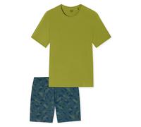 SCHIESSER - Schlafanzug kurz grasgrün - Gr. - 52