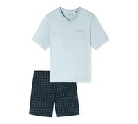 SCHIESSER - Schlafanzug kurz hellblau - Gr. - 48