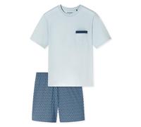 SCHIESSER - Schlafanzug kurz hellblau - Gr. - 52