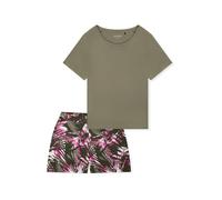 Schlafanzug kurz Grün 40