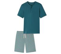 SCHIESSER - Schlafanzug kurz jeansblau - Gr. - 54