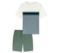 SCHIESSER - Schlafanzug kurz khaki - Gr. - 52