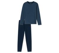 Schlafanzug SCHIESSER "Casual Essentials" Gr. 102, blau (admiral) Damen Homewear-Sets (42261607-102) admiral
