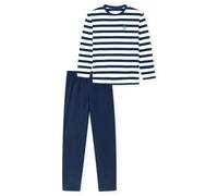Schlafanzug lang Streifen admiral - SCHIESSER 150 Years 164