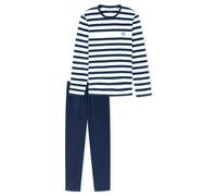 Schlafanzug lang Streifen admiral - SCHIESSER 150 Years 56