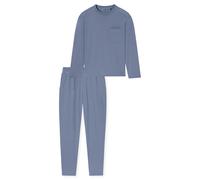 Schlafanzug lang oversized blaugrau - Modern Nightwear 50