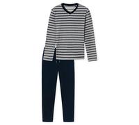 SCHIESSER - Schlafanzug lang grau-mel. - Gr. - 50