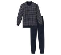 Schiesser Schiesser Herren Anzug Lang Zweiteiliger Schlafanzug 60 blau