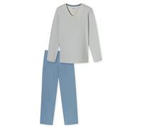 Schiesser Damen Schlafanzug Lang Baumwolle-Nightwear Pyjamaset, Sand_181986, 50