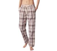 Schiesser Damen Sweatshirt Pyjamaunterteil, braun, 42