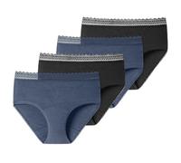 Schiesser - Secret Care - Perioden Panty - 4er Pack (34/36 Schwarz/Blau)