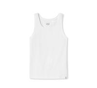 Tanktop mit geripptem Rundhalsausschnitt Modell '1 BLACK' M men Weiss
