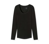 Schiesser Shirt langarm schwarz - Personal Fit für Damen XL