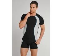 Schiesser Shirt 1/2 Arm schwarz, 6