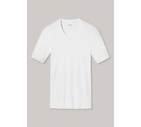 Schiesser Herren Unterhemd Halbarm 1/2 Feinripp Box - 205145, Größe Herren:6, Farbe:weiss