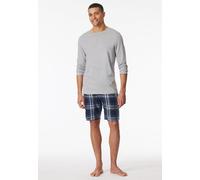 Schiesser Herren kurzes Schlafanzugoberteil T-Shirt Rundhals - 182179