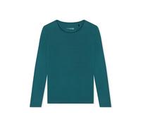 SCHIESSER - Shirt langarm Rundhals grün - Gr. - 40