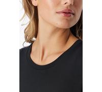 SCHIESSER - Shirt langarm Rundhals schwarz - Gr. - 44