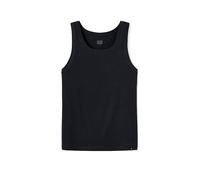 Schiesser Herren Shirt 0/0 Unterhemd, Schwarz (Blauschwarz 001), XXL EU