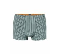 Schiesser Boxershorts Long Life Soft 183146 mineralgrün gestreift Herren - 1 Stück, Größe 5