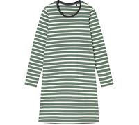 Nachthemd SCHIESSER "Casual Essentials", Damen, Gr. 38, N-Gr, mineral, Single Jersey, Obermaterial: 100% Baumwolle, casual, bequem ca. Mitte Knie, Rundhals, Langarm, Kleider, mit langen Ärmeln, seitli