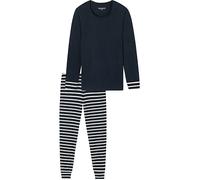 Schiesser Damen Schlafanzug lang nachtblau 181746-804 - 40