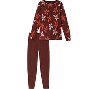 Schiesser Damen Schlafanzug Set lang Baumwolle Modal - Nightwear