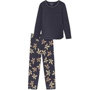 Schiesser Damen Schlafanzug Set lang Baumwolle Modal - Nightwear