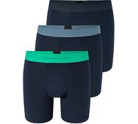 Schiesser Herren 3 Pack Boxershorts enganliegend mit längerem Bein - 95/5