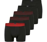 Schiesser Boxershorts 95/5 Multipack Herren 5er Pack Gr. 9 Single Jersey 95% Baumwolle 5% Elasthan