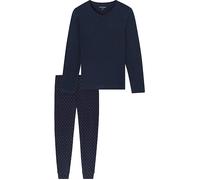 Schiesser Single-Jersey Herren-Schlafanzug 58 marine