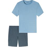 Schiesser Single-Jersey Herren-Shorty blau 56